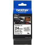 Brother TZE-FX251, černý tisk bílý podklad 8 m x 24 mm – Zboží Dáma