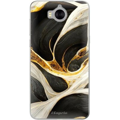 Pouzdro iSaprio Black and Gold Huawei Y5 2017/Huawei Y6 2017 – Zbozi.Blesk.cz