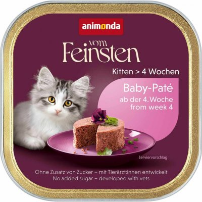 Animonda Vom Feinsten Kitten Baby Paté 6 x 100 g – Sleviste.cz