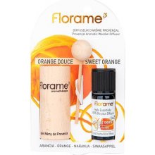 Florame Difuzér provensálský dřevěný + éterický olej Sladký pomeranč 10 ml