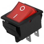 Vypínač kolébkový 12V/35A ON-OFF červený MK621 (30x22mm) – Sleviste.cz