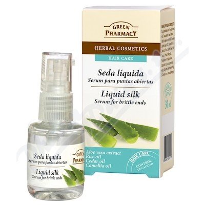Green Pharmacy Hair Care Liquid Silk sérum na křehké konečky vlasů 30 ml – Hledejceny.cz