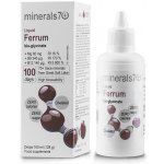 Minerals70 Liquid Ferrum koncentrát s vysokým obsahem železa 100 ml – Hledejceny.cz
