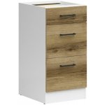 Junona skříňka D3S/40/82 BBL, bílá/dub delano světlý – Hledejceny.cz