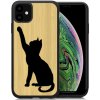 Pouzdro a kryt na mobilní telefon Apple PROTEMIO 28270 BAMBOO Dřevěný kryt Apple iPhone 11 CAT (085)