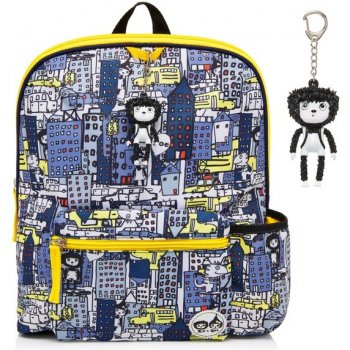 Babymel batoh ZIP a ZOE city print 8215