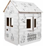 RKToys Kartonový domek na malování – Zboží Dáma
