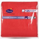 Duni ubrousky 33cm 2V červené 125ks – Zboží Dáma