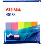 Sigma Záložky Brilliant, 5x100 lístků – Hledejceny.cz