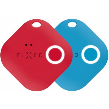 Pouzdro Smart tracker FIXED Smile s motion senzorem, DUO PACK - červené + modré