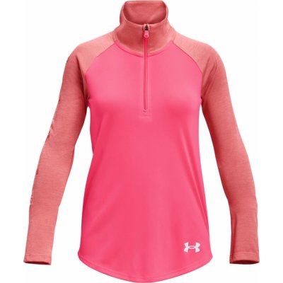 Under Armour UA Tech Graphic 1/2 Zip triko dětské růžová dívčí – Zbozi.Blesk.cz