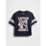 Baby tričko Gap & Marvel Americana tmavě modrá – Hledejceny.cz