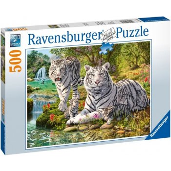 Ravensburger Bílé kočky loupežnice 500 dílků