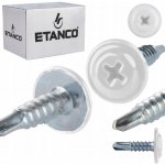 Samovrtné šrouby s podložkou 4,2x 16 mm RAL 9010 250 ks Etanco GM-B – Sleviste.cz