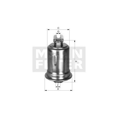 MANN-FILTER Palivový filtr MANN WK614/3X (MF WK614/3X) | Zboží Auto