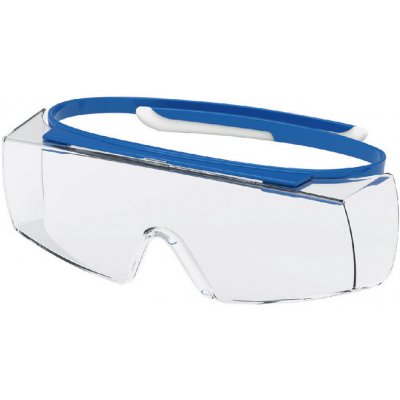 UVEX Super OTG Ochranné brýle, přes korekční brýle, PC čirý, UV400, 2C-1,2, SV excellence, integrovaná boční ochrana, uvex hi-res, modré 9169260