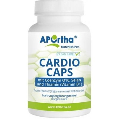 APOrtha Pro zdravé srdce koenzym Q10 selen vitamín B1 thiamin 60 kapslí – Hledejceny.cz