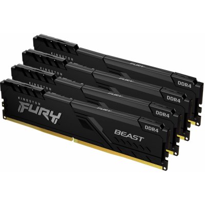 Kingston Fury Beast DDR4 128GB 3200MHz CL16 KF432C16BBK4/128 – Zboží Živě
