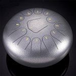 Hütermann Tongue drum 12' 30cm 13 tónů C-dur Šedý s příslušenstvím – Sleviste.cz