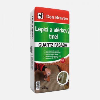 Den Braven QUARTZ FASÁDA lepicí a stěrkový tmel 25 kg