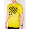 Pánské Tričko Ombre Clothing pánské tričko s potiskem Final žluté