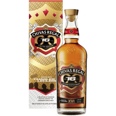 Chivas Regal Charles Leclerc Edition 16y 40% 1 l (holá láhev) – Hledejceny.cz