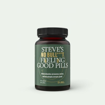 Steve's NO BULL***T Company Stevovy pilulky na dobrou náladu 60 tobolek