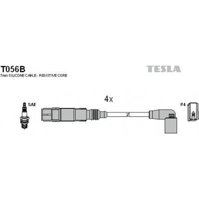 Sada kabelů pro zapalování TESLA T056B – Hledejceny.cz