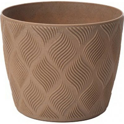 Pro-Tech shop Květináč FLOW PETIT ECO WOOD 190mm přírodní dřevo 80798 – Hledejceny.cz