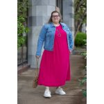 Italy fashion Maxi šaty Viana Tmavě růžová – Hledejceny.cz