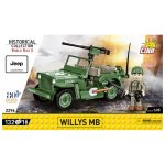 COBI 2296 World War II Americký ozbrojený terénní automobil Jeep Willys MB 1:35 – Zboží Dáma