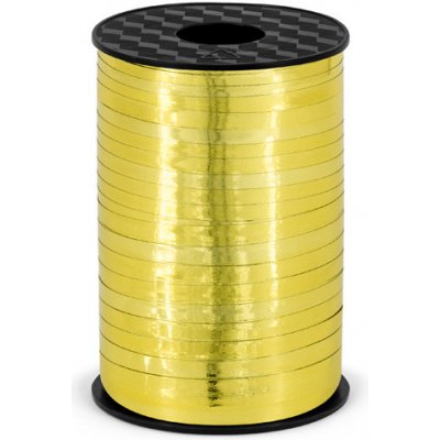 Vázací stuha na balónky zlatá metalická 225m – Zboží Dáma