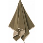 Ferm Living Bavlněný ručník Ekko Olive/Cashmere 50 × 100 cm, zelená barva, textil – Zboží Dáma