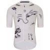 Cyklistický dres HOLOKOLO TATTOO ELITE - ivory/černá