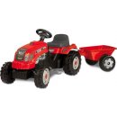 Smoby Šlapací traktor GM Bull s vlekem Šlapací traktor GM Bull červený s vlekem