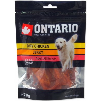 ONTARIO Snack Dry Chicken Jerky 10 x 70 g