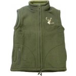 Vesta Fleece Hunter zelená – Zboží Mobilmania