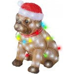 Lumineo Světelná figurka pes 100 LED studená bílá, 34 x 24 x 42 cm – Hledejceny.cz