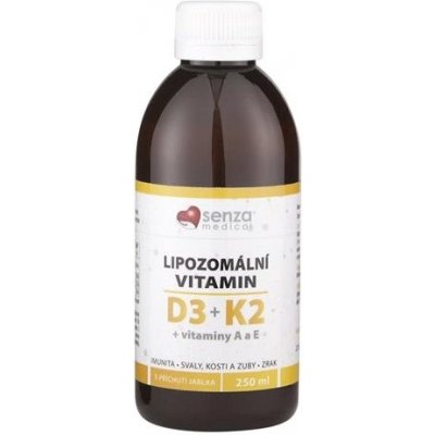 Senza lipozomální vitamín D3K2 + AE tekutý 250 ml – Zbozi.Blesk.cz