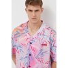 Pánská Košile Hugo pánská košile relaxed s klasickým límcem 50510621 růžová