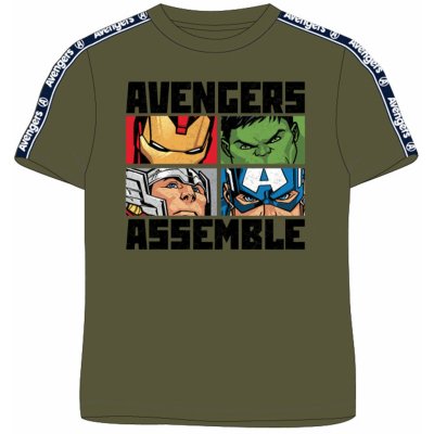 Avangers licence chlapecké tričko Avengers 5202454 khaki – Zbozi.Blesk.cz