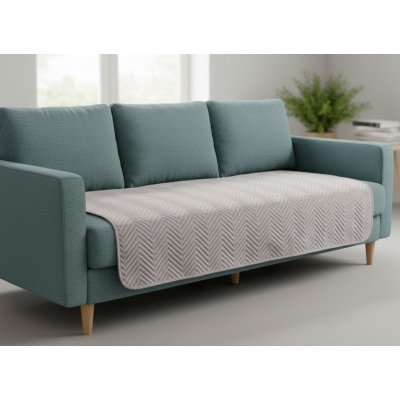 Mybesthome Přehoz na sedačku pohovku SAMUEL béžová 170x210 cm – Sleviste.cz