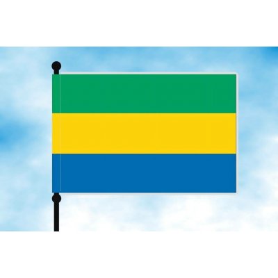 LIBEA, s.r.o. Gabon stolní vlaječka Uchycení: Dutinka (pro nasunutí) – Hledejceny.cz