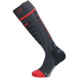 Lenz ponožky Heat sock 5 1 toecap 2022 anthracite/red