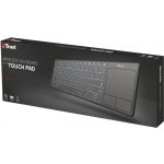 Trust Theza Wireless Keyboard with touchpad 22350 – Zboží Mobilmania