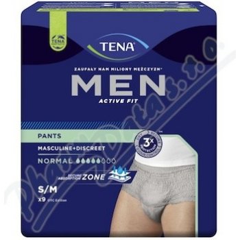 Tena Men Pants Normal Grey S/M 9 ks