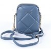 Kabelka David Jones Dvouoddílová malá šedo-modrá crossbody kabelka 7020