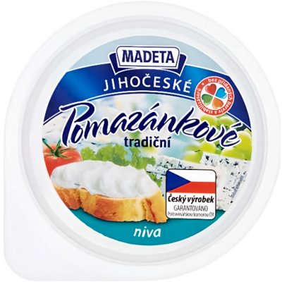 Madeta Jihočeské tradiční Pomazánkové s nivou 6 x 150 g – Zboží Dáma