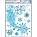 Anděl Přerov Okenní fólie vánoční s glitry Kometa 38 x 30 cm – Hledejceny.cz