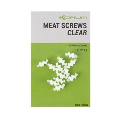 Korum Vrtáček Meat Screws Clear 12 ks – Hledejceny.cz
